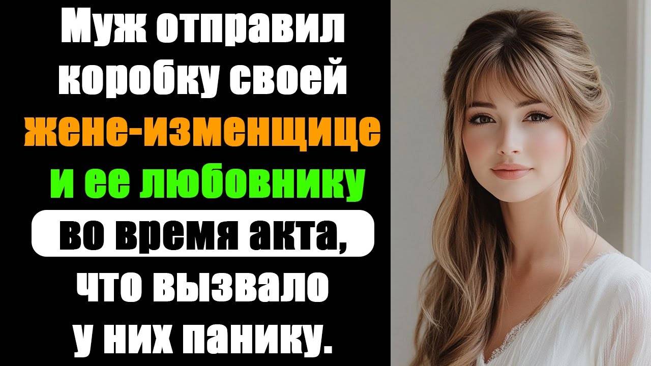 Муж отправил коробку своей жене-изменнице и ее любовнику во время акта, что вызвало у них панику.