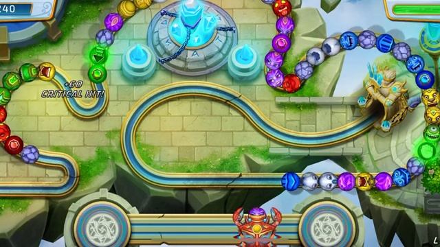 Atlantisor (аналог Zuma) уровень 18-3 Sky City Garden 3 • Обзор CrazyTwin