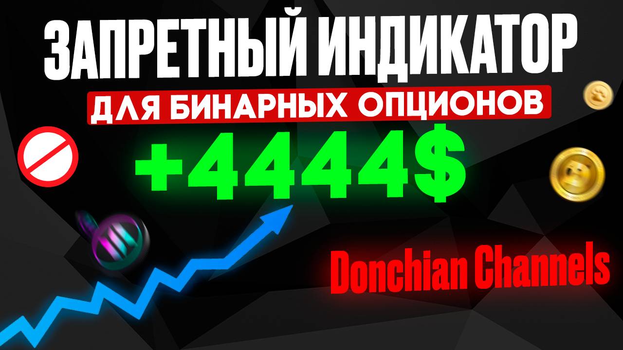 Самая ЛЕГКАЯ и ДЕНЕЖНАЯ стратегия на ПОКЕТ ОПШН | Бинарные опционы для новичков | Donchian Channels