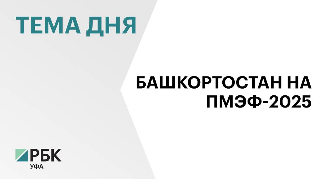 Стенд Башкортостана на Петербургском международном экономическом форуме занимает 390 кв. м
