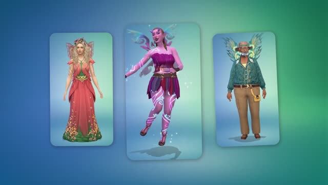 Трейлер CAS и превращение в фею The Sims 4 Волшебство природы