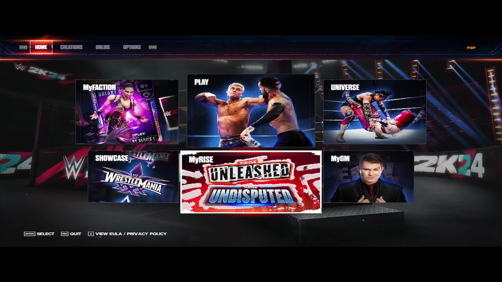 WWE2K24 женская битва