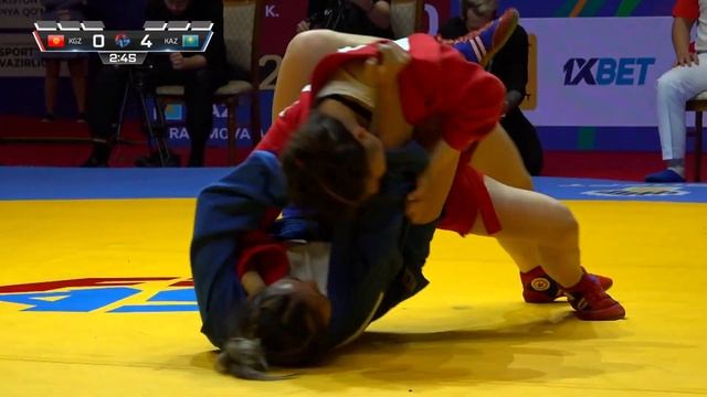 AMANKULOVA (KGZ) vs IBRAGIMOVA (KAZ). Asia and Oceania SAMBO Championships 2025