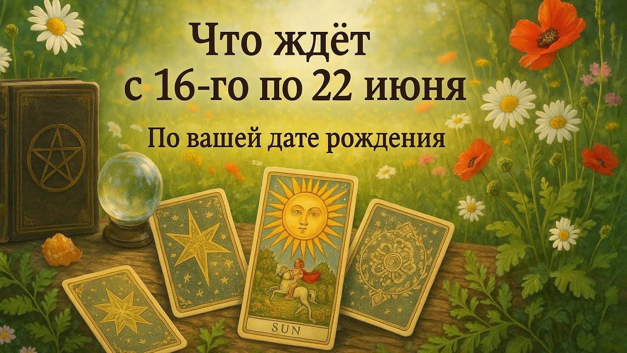 Что ждёт с 16 по 22 июня