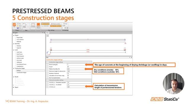 (IDEA StatiCa Concrete) IDEA StatiCa Beam - Tutorial Part 1
