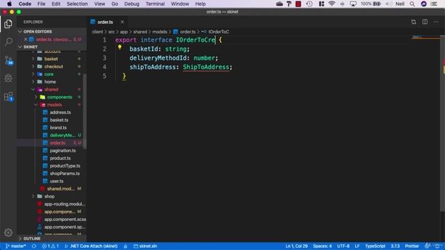 247 Creating the order interface