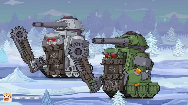 HomeAnimations – Мультики про танки  Битва за Базу ： Робо-Сталины vs ГИГАНТ - МОЛОТ ТЬМЫ и ГИПНОС !