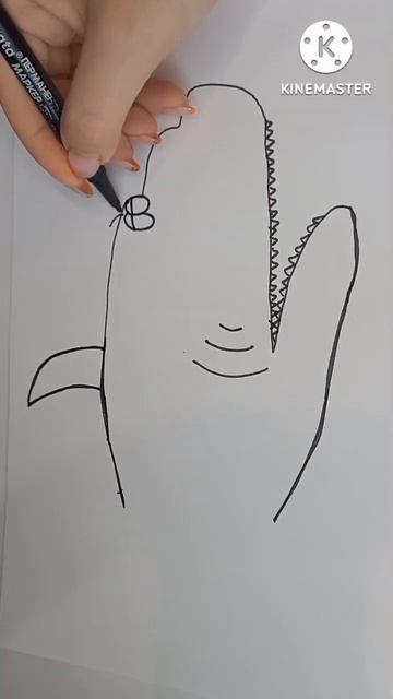 Как нарисовать акулу.