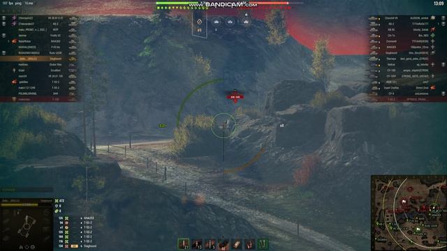 142 Бой в танчиках Staghound Рандом