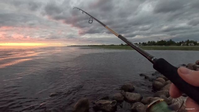 Рыбалка за закате.Волхов.