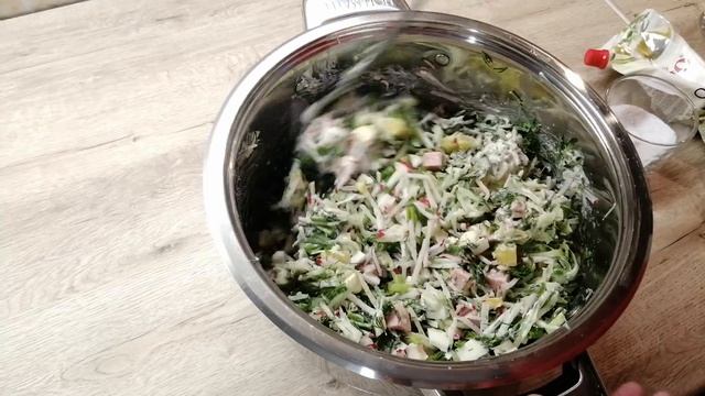 Окрошка на минералке | Как приготовить окрошку