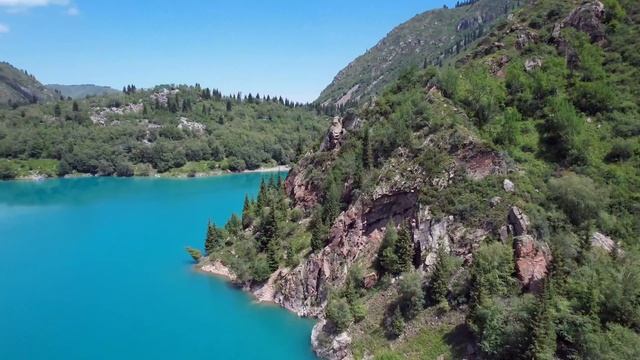 Летаем над знаменитым горным озером Иссык | DJI Air 2S | 4К