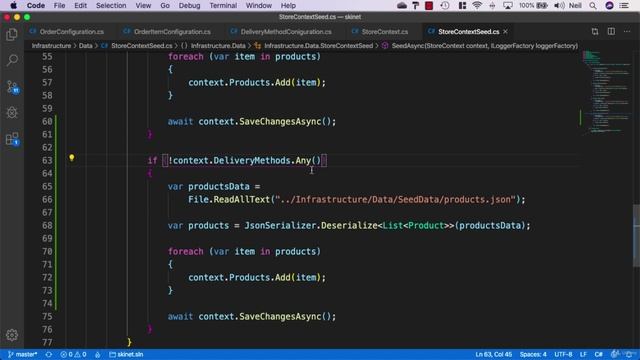 212 Store context update and seeding delivery methods
