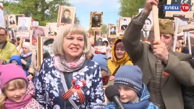 Никто не забыт: ельчане присоединились к акции «Бессмертный полк»