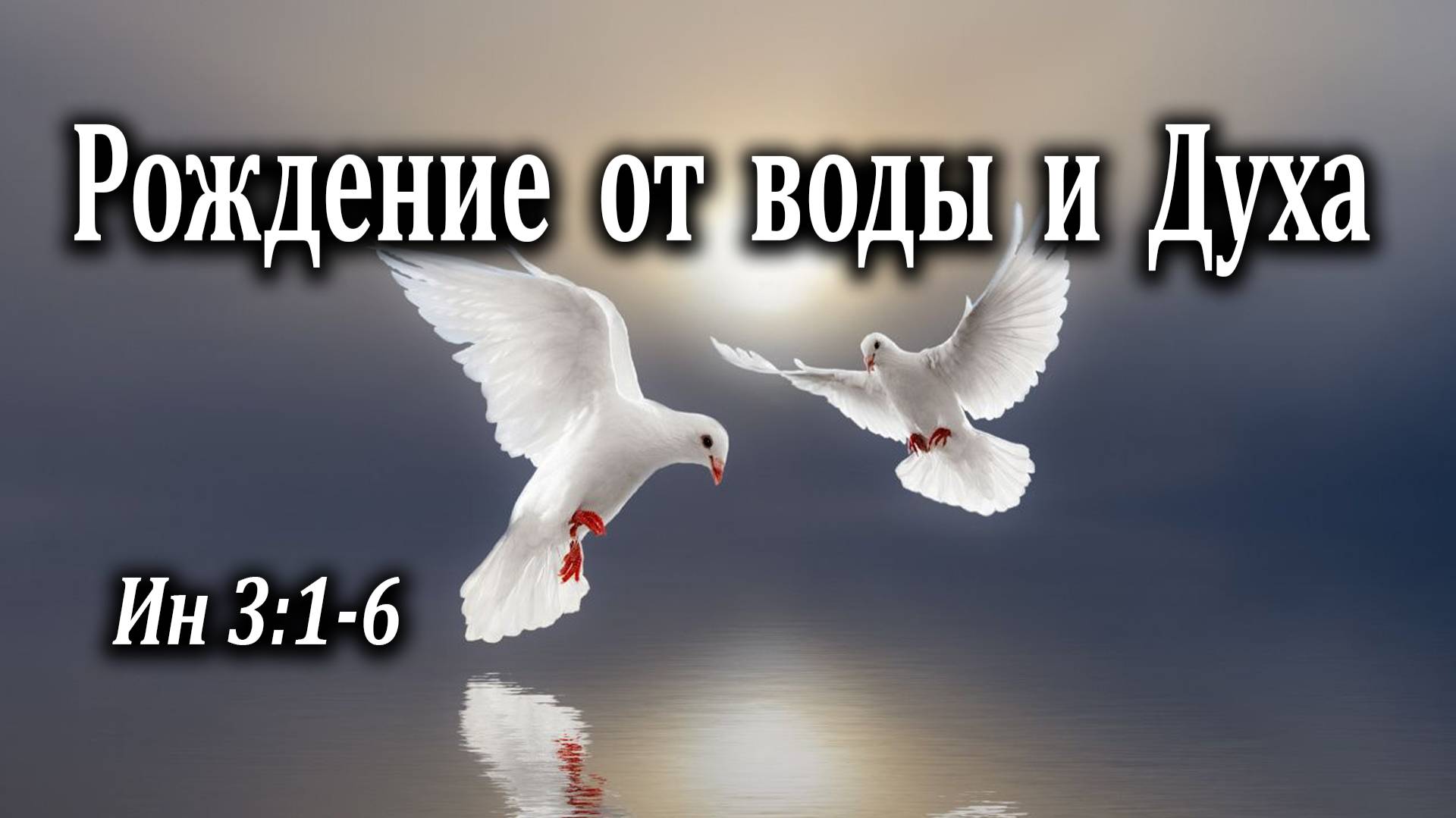 13.06.2021 "Рождение от воды и Духа" Ин 3:1-6 Николаишин Вадим