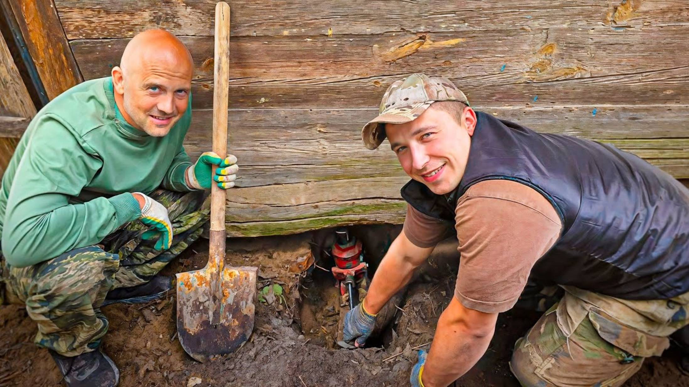 Черничники. Деревенские дети вместо экскаватора. Коза извинилась вкусным