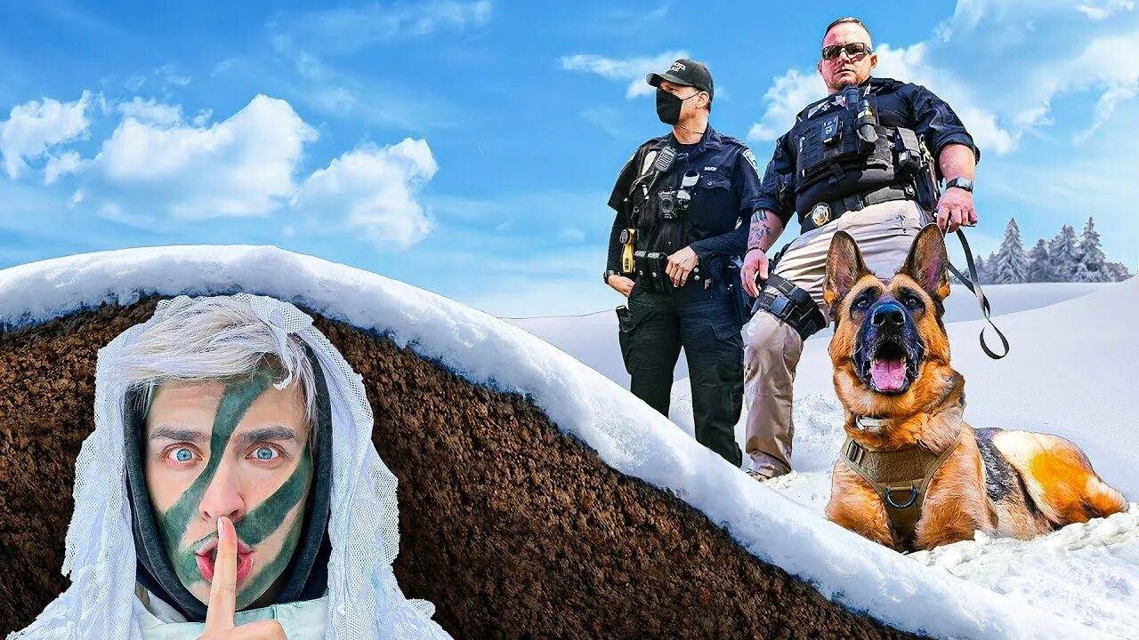ВЛАД А4 - Прячусь ПОД ЗЕМЛЕЙ от ПОЛИЦИИ !