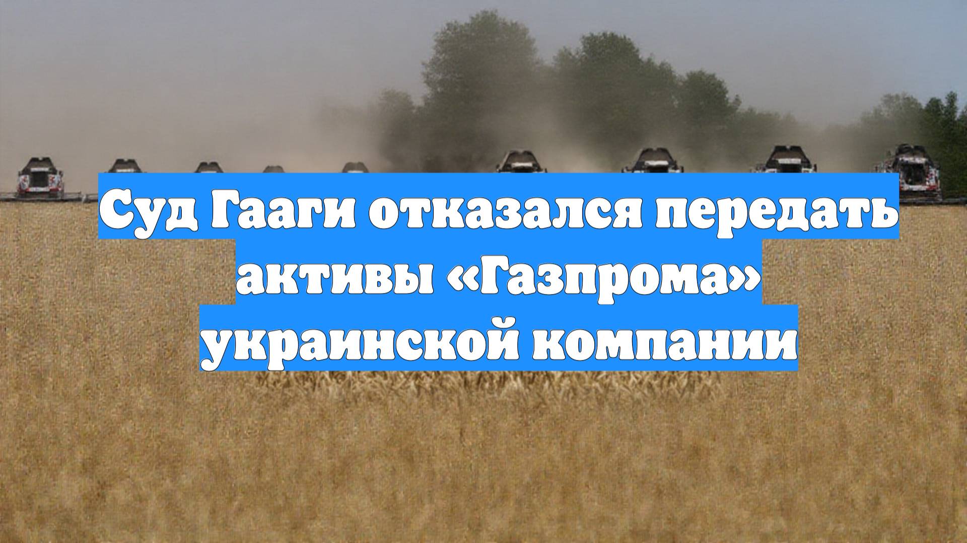 Суд Гааги отказался передать активы «Газпрома» украинской компании