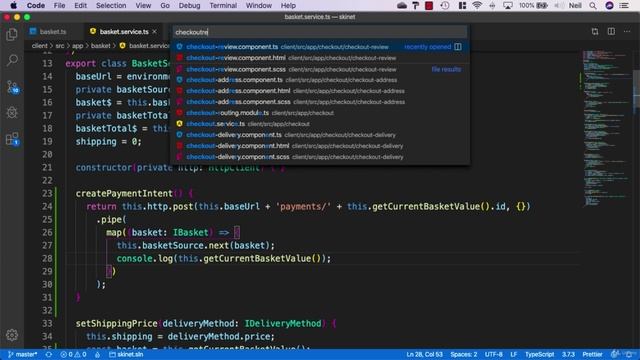 264 Adding the payment intent function