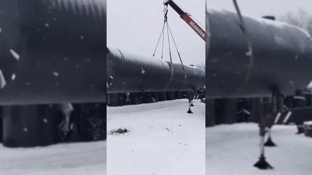 Выгрузка пожарной емкости на объект