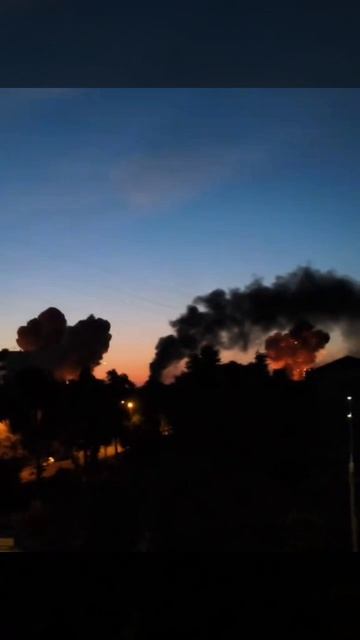 Видео прилёта украинской зенитной ракеты в жилой дом в Киеве вчерашней ночью