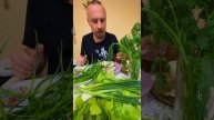 ASMR Зелень с грядки
