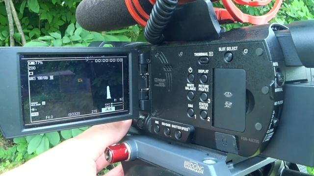 SONY FDR AX-700 Мануальный режим