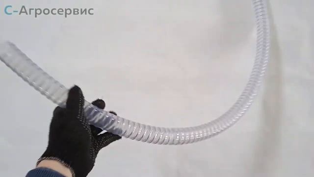 Шланг пищевой D-32х5 из ПВХ с металлической оплеткой
