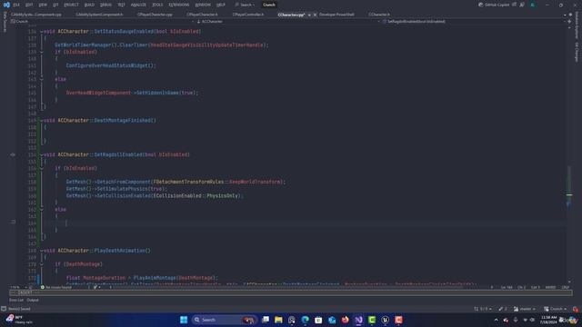 6.4 Включить Ragdoll, когда он мертв