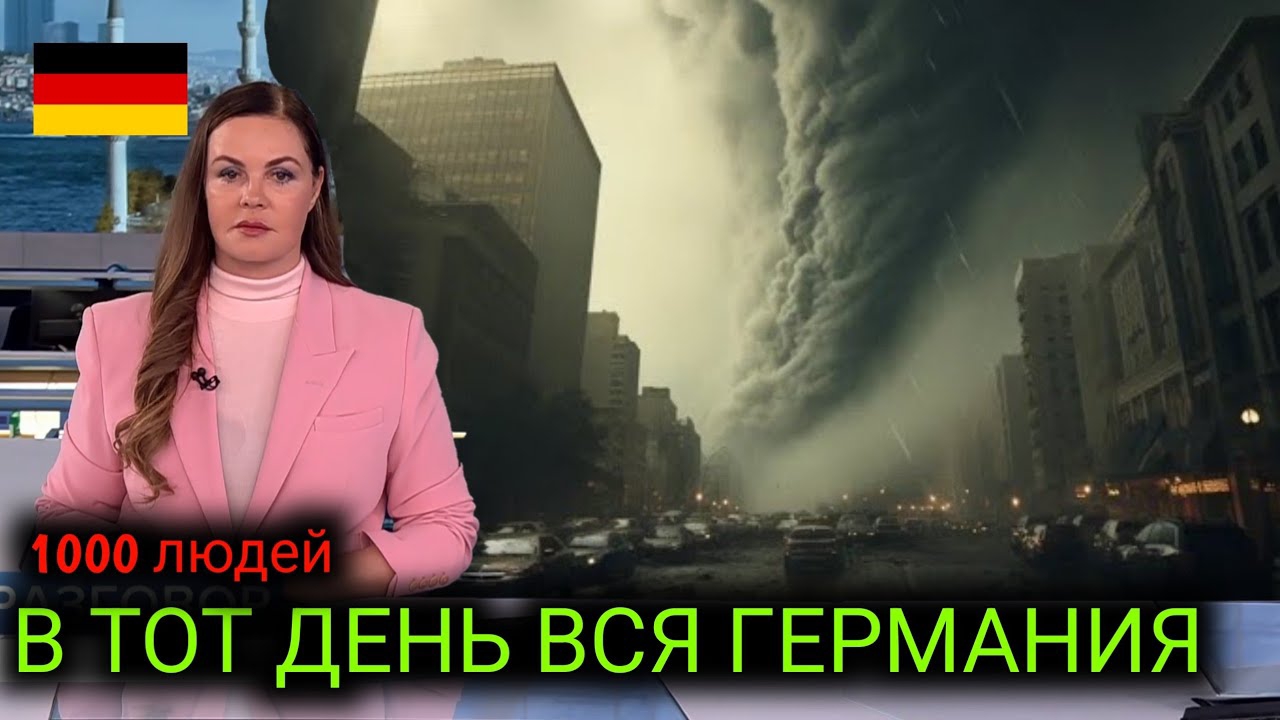 МОЩНЫЙ УРАГАН В ГЕРМАНИИ