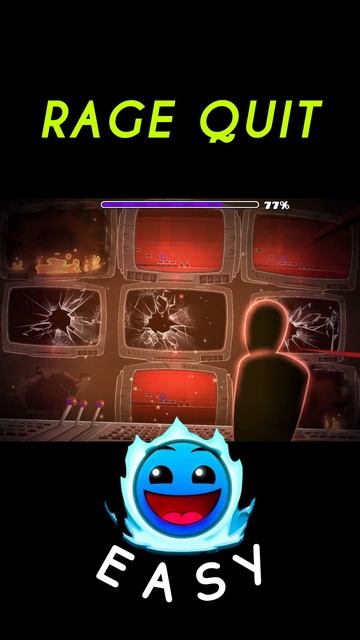 RAGE QUIT | ГД GD Геометри Даш Geometry Dash Easy Level