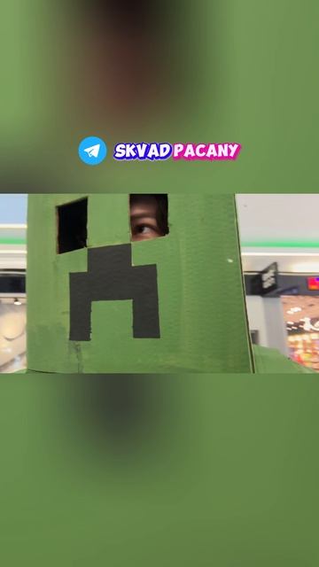 Косплей Майнкрафта на стриме Сквада Пацаны | tg: SkvadPacany