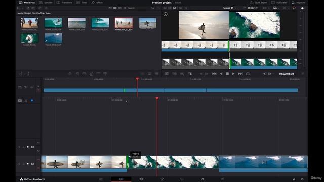 9 - Trimming Videos using different Shortcuts in Cut Page