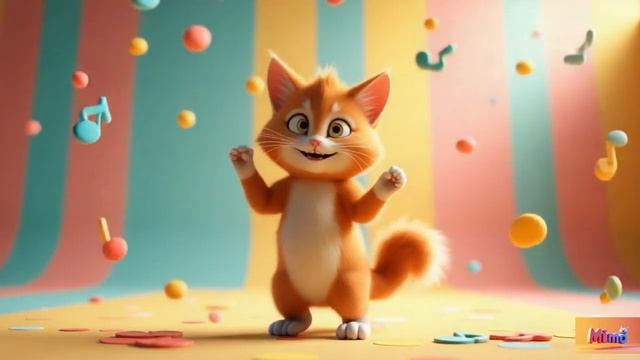 Рыжий проказник — детская песенка про котёнка! 🐱🎵_