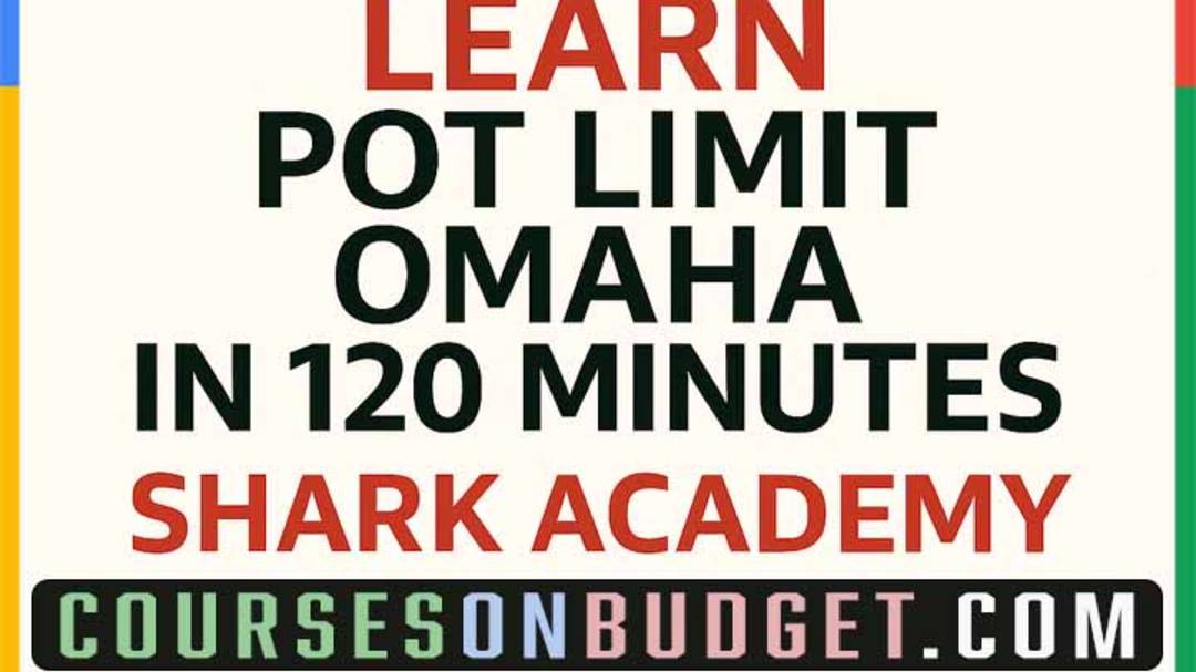 BEST POKER COACHING Learn Pot Limit Omaha in 120 minutes - Shark Academy
