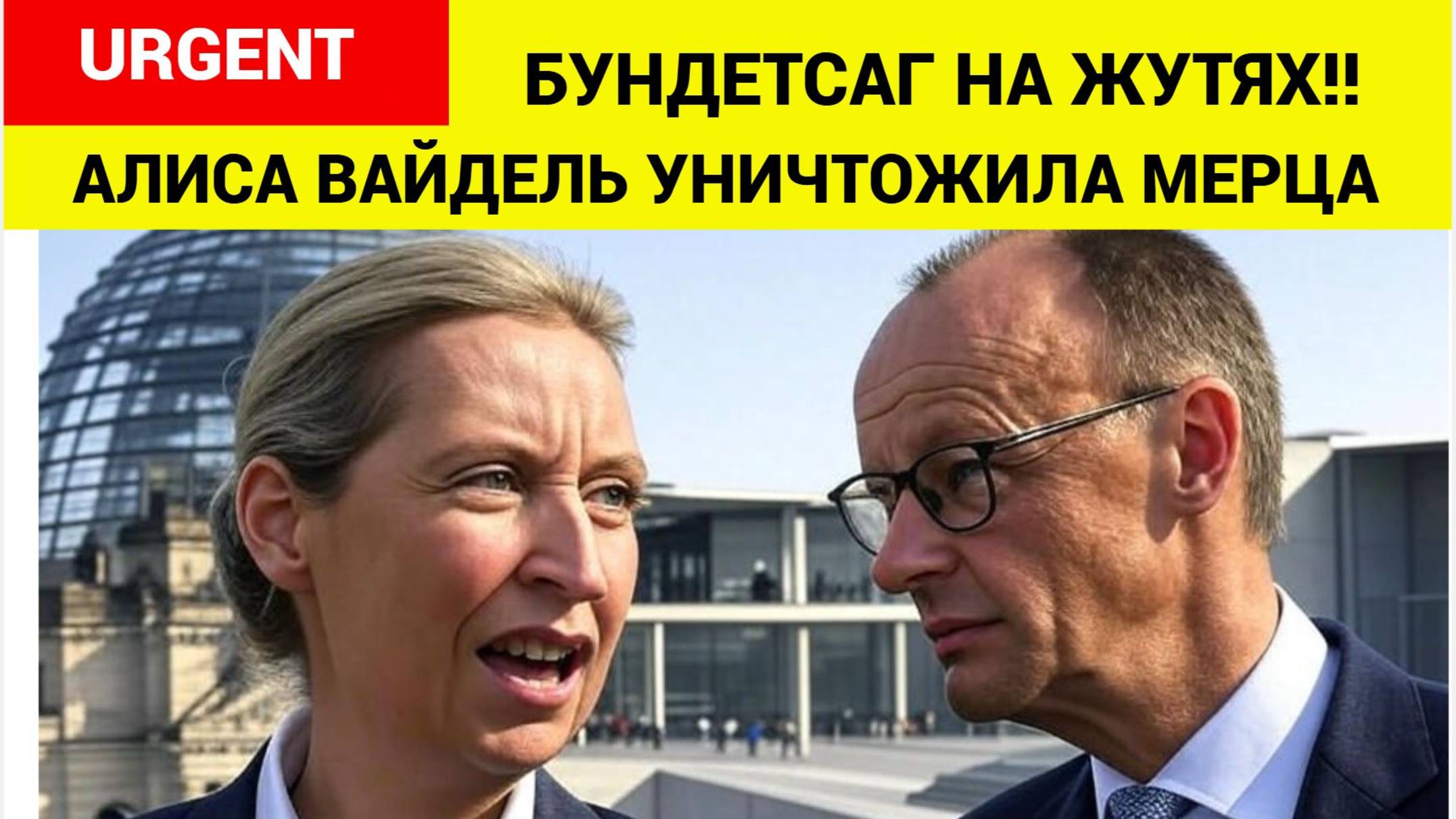 В БУНДЕСТАГЕ ИСТЕРИКА! АЛИСА ВАЙДЕЛЬ РАЗНОСИТ КАНЦЛЕРА МЕРЦА НА ЗАПЧАСТИ!