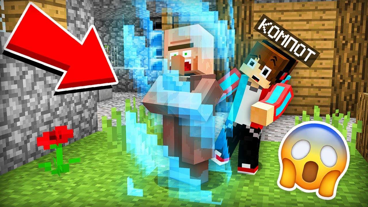 ЖИТЕЛЬ СЛУЧАЙНО ЗАСТРЯЛ В ГРАНИЦЕ МИРА В МАЙНКРАФТ | Компот Minecraft