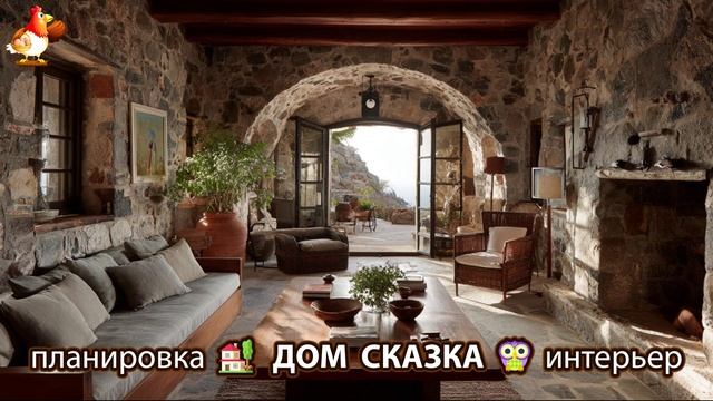 Сказочный дом мечты – 3D идея для вдохновения с планировкой и интерьером 🏡🏚️🏠 вариант (153)