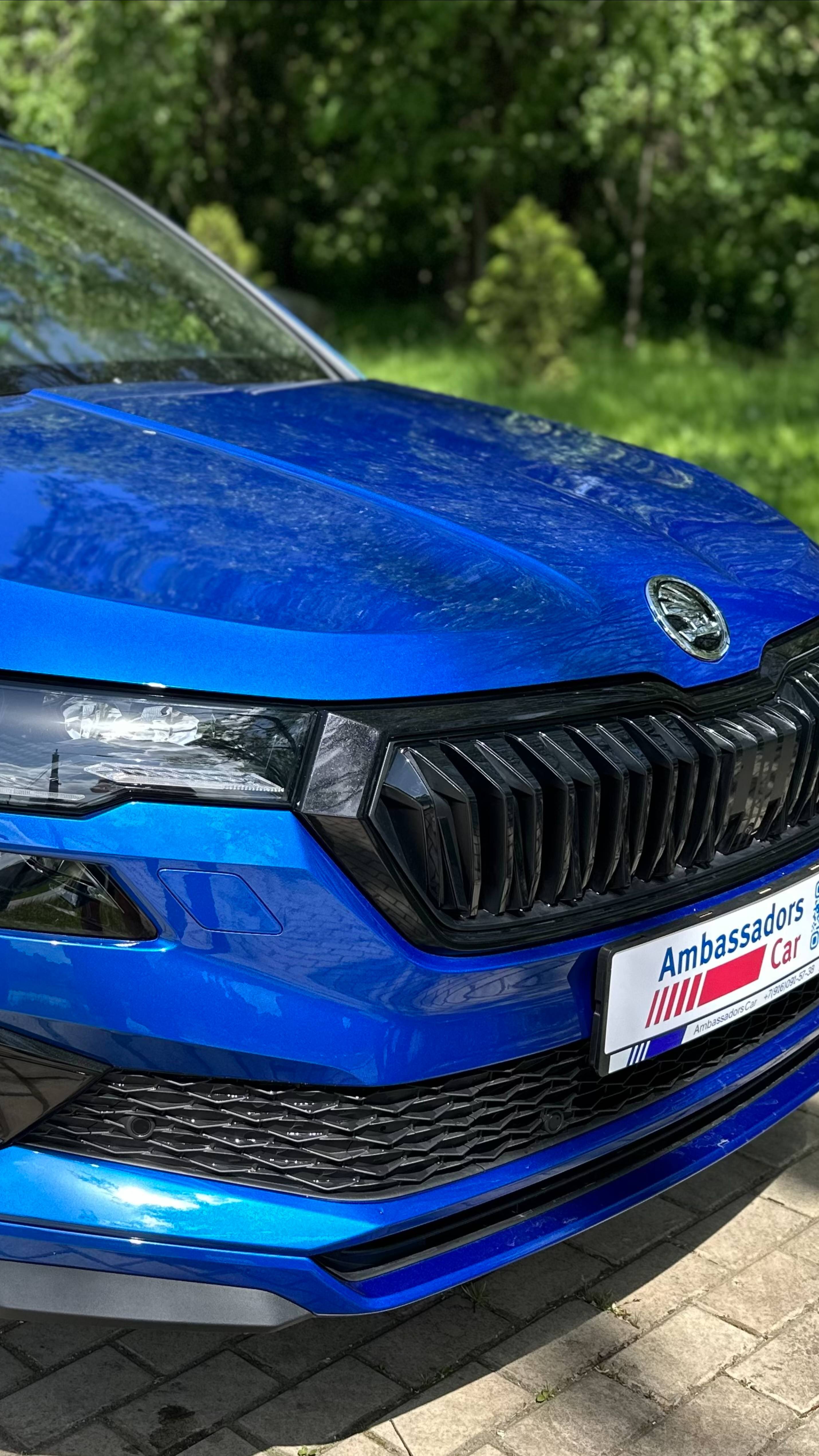 Разгрузка синего Карок Sportline
