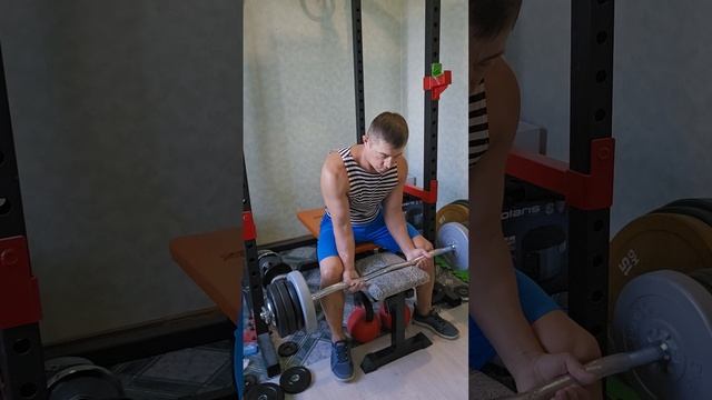 Бицепс сидя