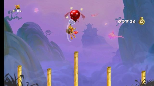 Rayman Legends. 54. Этап Школа шаолиньского мастера