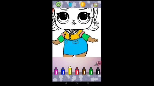 LOL Раскраска для детей. Куколки lol. Учим цвета.Часть 2.