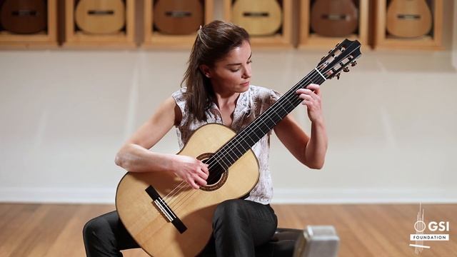Ana Vidovic plays Partita in A Minor, BWV 1013, I. Allemande by J S Bach on a 2019 Richard Reynoso