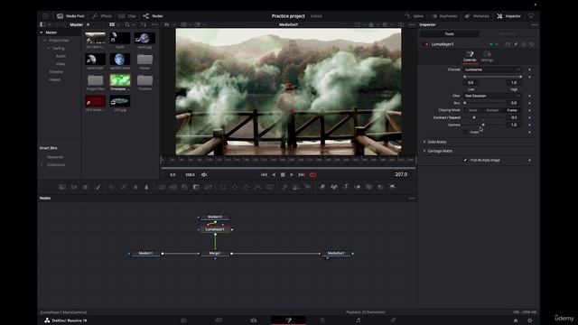 40 - Compositing a Fake Fog into the Scene in Fusion