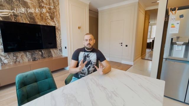 Премиальный дизайн и ремонт в ЖК Скандинавия 100м2