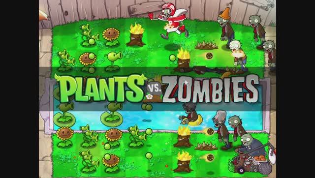 Прохождение Plants vs Zombies Самый первый уровень обучающий