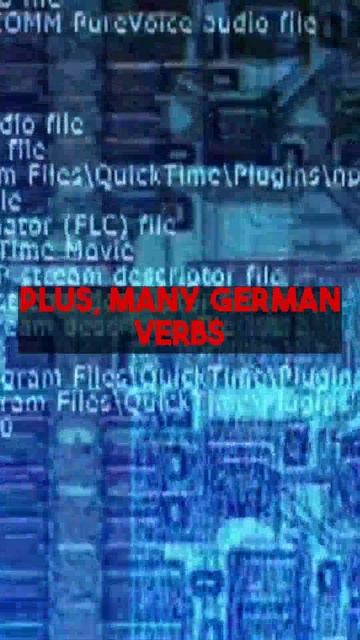 German verbs are trickier than you think, splitting apart and controlling grammar cases....
