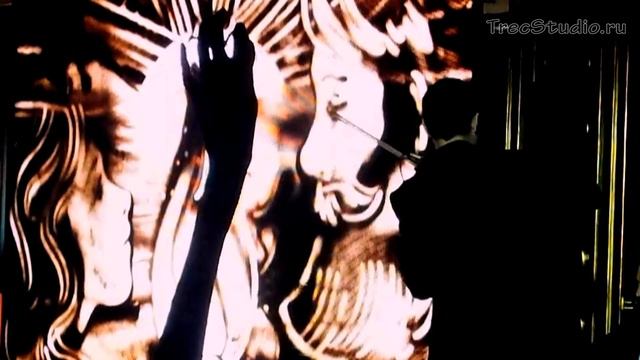 Песочное шоу под живую музыку | Песочная анимация с музыкантами ✔