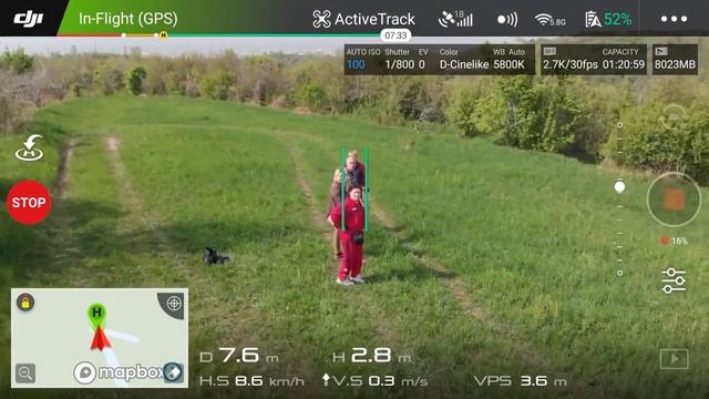 MAVIC  AIR  Интеллектуальные режимы на практике. Дрон влетел в дерево.