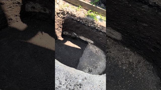 Раскопки двора: от баллонов до «могилки» с сюрпризами